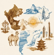 Mapa Ilustrado de las Tres Culturas